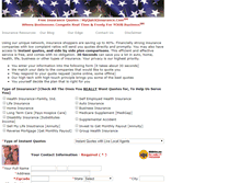 Tablet Screenshot of myquickinsurance.com